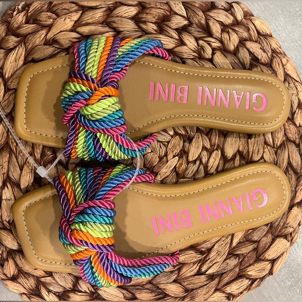 Gianni Bini colorful sandals